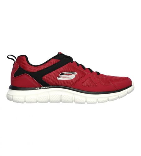 Piste de chaussures - Scloric (40), Cuir, Rouge, Plat, 1 à 3 cm, Lacets, Casuel, Sport, Sportswear, Multispo - Skechers - Modalova