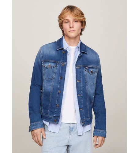 DM0DM10244 Veste en jean stretch délavé (XS), Casuel, Coton, Denim, Manche longue - Tommy Jeans - Modalova