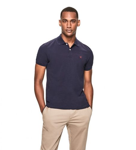 HM562363 Polo avec logo Fit Slim (XL), Bleu, Casuel, Coton, Manche courte - Hackett London - Modalova