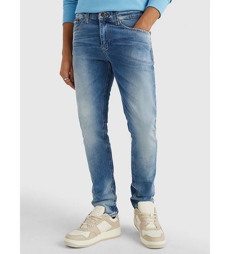 DM0DM09555 Jeans Austin Slim Wlbs (34/33), Casuel, Coton, Élasthanne - Tommy Hilfiger - Modalova