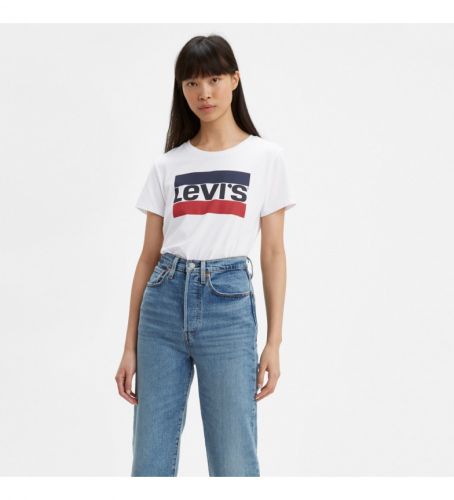 Til kvinder. 17369-0297 Den perfekte Tee (XS), Casual, Bomuld, Korte ærmer, Bæredygtig - Levi's - Modalova