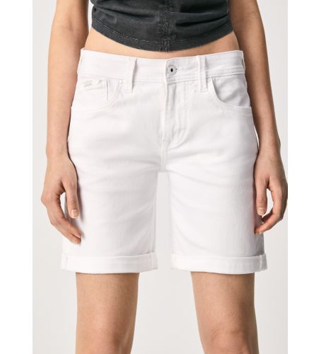 Til kvinder. PL801000TA8 Bermuda shorts valmue (26), Casual, Bomuld - Pepe Jeans - Modalova