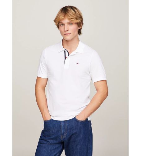 Til mænd. DM0DM15370 TJM Slim polo shirt (S), Casual, Korte ærmer, Økologisk bomuld, Bæredygtig - Tommy Jeans - Modalova