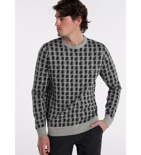 Til mænd. 870135123 Moderne mønstret jumper (M), Casual, , Bomuld, Klassisk, Lange ærmer - Bendorff - Modalova