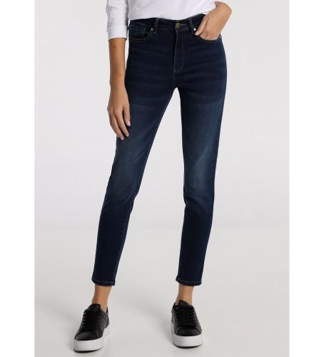Til kvinder. 3052694 Jeans - Medium Box High Waist Skinny (28), , Casual, Bomuld, Denim - Victorio & Lucchino, V&L - Modalova