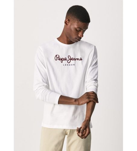 Til mænd. PM508209 Eggo Long T-shirt N (XXL), Casual, Bomuld, Lange ærmer - Pepe Jeans - Modalova