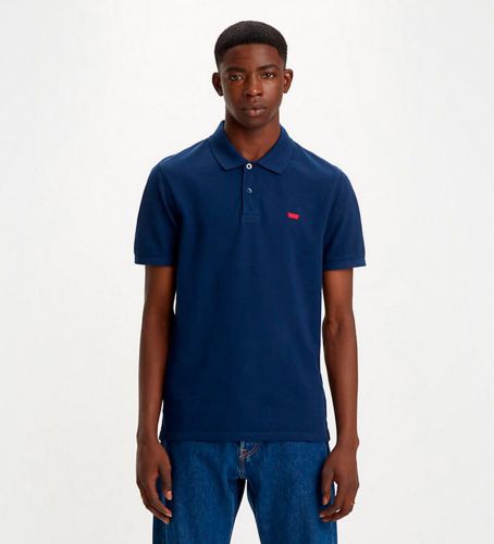 Til mænd. A4842-0003 Housemark Slim Polo shirt navy (M), Casual, Bomuld, Korte ærmer, Økologisk bomuld, Bæredygtig - Levi's - Modalova