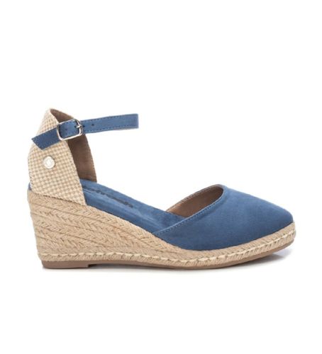 Til kvinder. 17077005-JEANS Espadriller i 170770 (41), 5-8 cm, Ruskind, Spænder, Casual - Refresh - Modalova