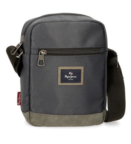 Til mænd. 7645431 Medium skuldertaske Harry grey -17x22x6cm (OSFA), Casual, Grå, Syntetisk, Polyester - Pepe Jeans - Modalova