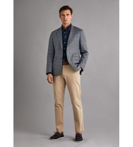 Til mænd. HM212185 Sanderson Chino bukser (32/32), Sort, Casual, Bomuld - Hackett London - Modalova