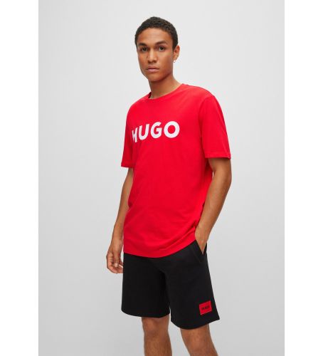 Til mænd. 50467556 T-shirt Dulivio (L), Casual, Bomuld, Korte ærmer, Bæredygtig - HUGO - Modalova