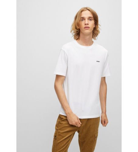 Til mænd. 50466158 Dero T-shirt (M), Casual, Bomuld, Korte ærmer, Bæredygtig - HUGO - Modalova