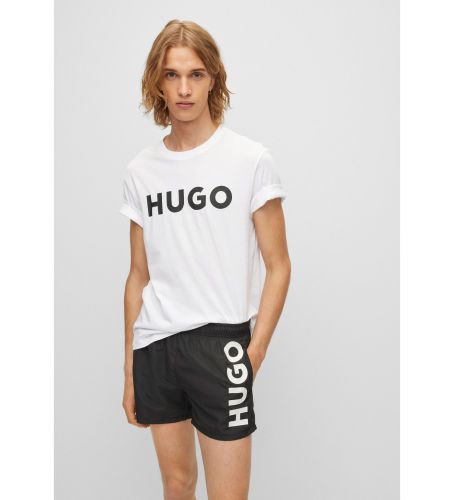 Til mænd. 50467556 T-shirt Dulivio (L), Casual, Bomuld, Korte ærmer, Bæredygtig - HUGO - Modalova