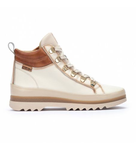 Til kvinder. W3W-8564C1 Off-white Vigo ankelst (36), Læder, , 1-3 cm, Lynlås, Casual, Udendørs - Pikolinos - Modalova