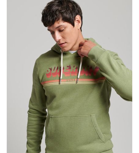 Til mænd. M2012280A Vintage Shadow sweatshirt (S), Casual, Bomuld, Lange ærmer - Superdry - Modalova
