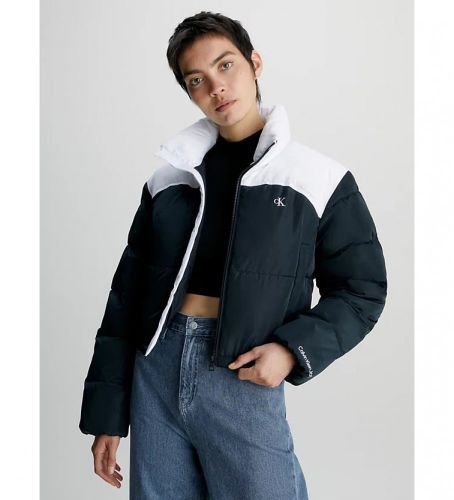 Til kvinder. J20J222340 Dunjakke Blokfarve , (L), Casual, Genanvendt polister - Calvin Klein Jeans - Modalova