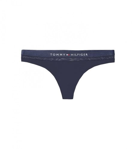 Til kvinder. UW0UW00064 String Indsats Navy Mesh (M), Afslappet, Bomuld, Blå - Tommy Hilfiger - Modalova