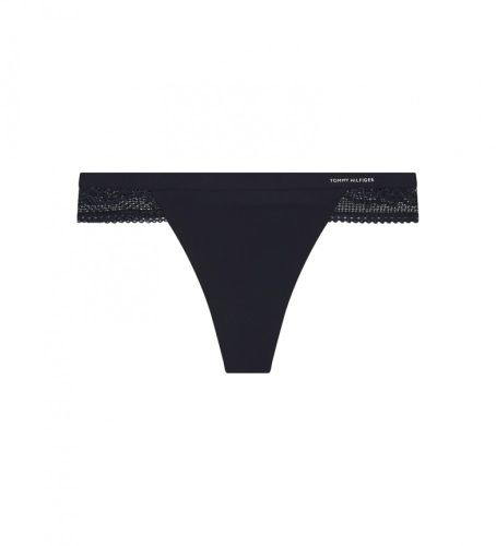 Til kvinder. UW0UW02473 Eksklusiv g-streng med marineblonde detaljer (XS), Afslappet, Nylon - Tommy Hilfiger - Modalova
