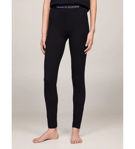 Til kvinder. UW0UW04524 Legging Logo Navy Waistband (XS), Casual, Økologisk bomuld, Bæredygtig - Tommy Hilfiger - Modalova