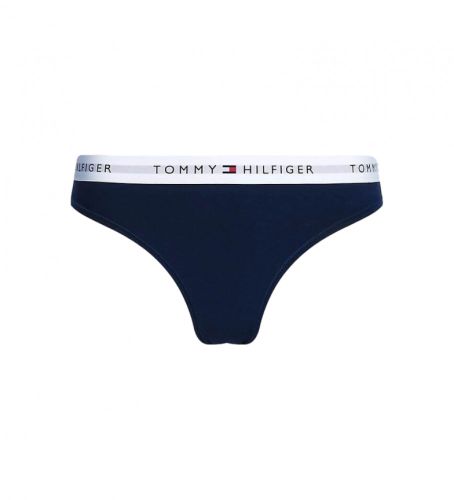 Til kvinder. UW0UW03836 Icons-trusser med navy bogstaver (XS), Afslappet, Bomuld - Tommy Hilfiger - Modalova