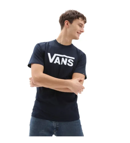 Til mænd. VN000GGGNAV1 T-shirt Klassisk navy (S), Casual, Bomuld, Korte ærmer - Vans - Modalova