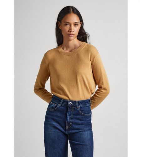 Til kvinder. PL702047 Donna trøje (L), Casual, Bomuld, Lange ærmer, Bæredygtig - Pepe Jeans - Modalova