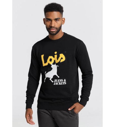 Til mænd. 165452225 Jeans & jakker Logo-sweatshirt (S), Casual, Bomuld, Lange ærmer - Lois Jeans - Modalova
