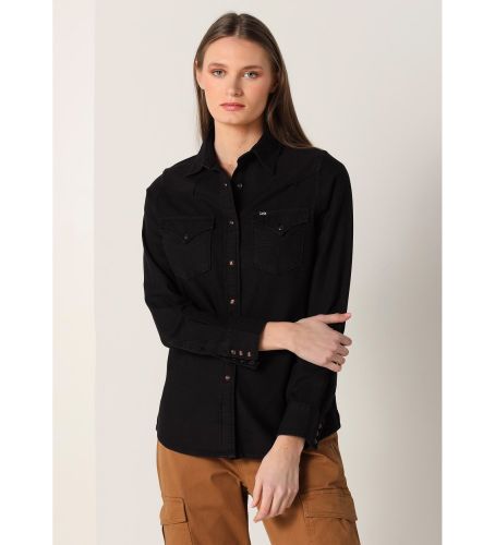 Til kvinder. 431183356 Denim denim skjorte (XS), Casual, Bomuld, Lange ærmer - Lois Jeans - Modalova