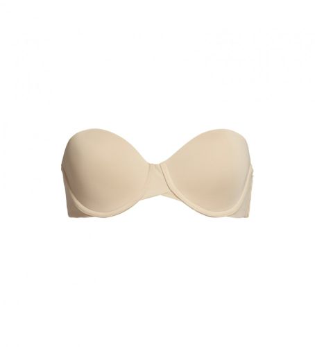 Til kvinder. 000QF5748E Let foret stropløs bh (80E), Afslappet, Nylon, Elastin - Calvin Klein - Modalova