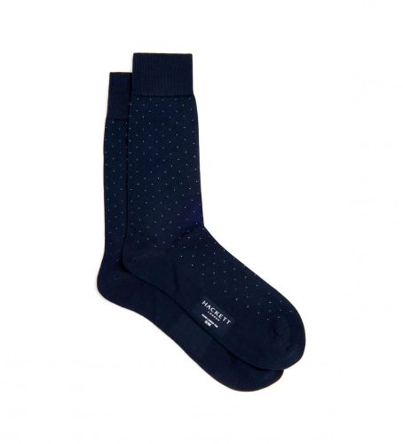 Til mænd. HMU30025 Polkadot sokker (S-M), Afslappet, Bomuld - Hackett London - Modalova