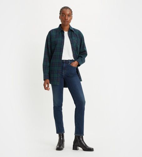Til kvinder. 18883-0208 Jeans 724 Straight Straight High Waist navy (25/30), Casual, Bomuld, Denim, Bæredygtig - Levi's - Modalova
