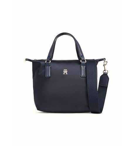 Til kvinder. AW0AW15640 TH Emblem lille tote bag navy (OSFA), Blå, Casual, Genanvendt nylon - Tommy Hilfiger - Modalova