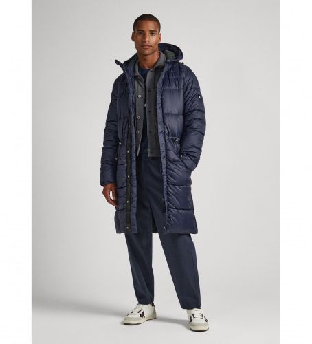 Til mænd. PM402842 Blai vatteret parkacoat navy (M), Casual, Lange ærmer, Bæredygtig, Genanvendt nylon - Pepe Jeans - Modalova