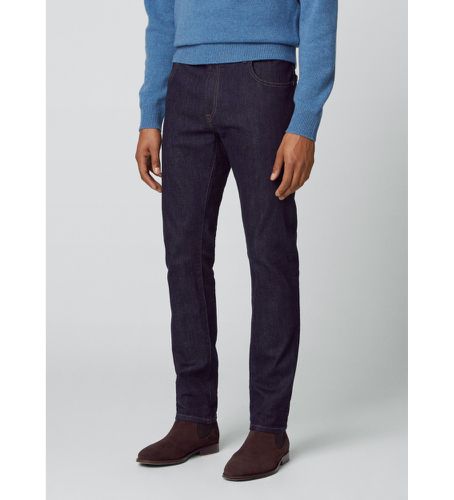 Til mænd. HM212515 Jeans Rinse navy (28/32), Casual, Bomuld, Denim, Bæredygtig, Blå - Hackett London - Modalova