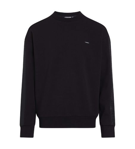 Til mænd. K10K112873 Mixed Media Interlock-trøje (S), Casual, Økologisk bomuld, Bæredygtig - Calvin Klein - Modalova
