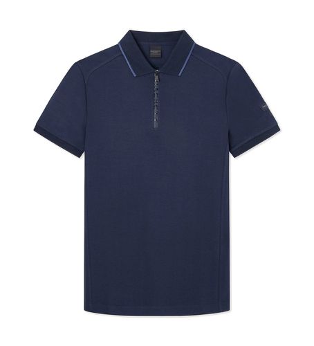 Til mænd. HM563268 Polo City navy (S), Casual, Bomuld, Korte ærmer, Blå - Hackett London - Modalova