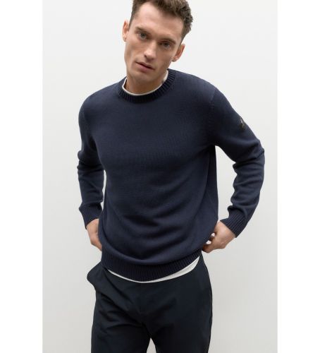 Til mænd. GAKNTAILA0650MS23-161 Tailalf navy strikket trøje (S), Casual, Linned, Lange ærmer, Økologisk bomuld, Bæredygtig - ECOALF - Modalova