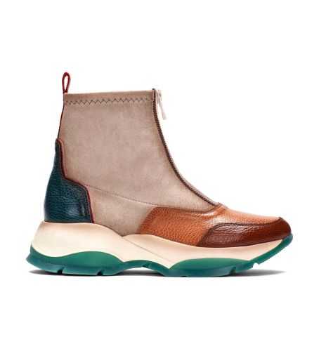 Til kvinder. CHI222202 Brune Andes-ankelstøvler i (36), 3-5 cm, Lynlås, Casual - Hispanitas - Modalova