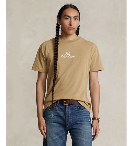 Til mænd. 710936585008 T-shirt med logo (S), Brun, Casual, Bomuld, Korte ærmer - Polo Ralph Lauren - Modalova