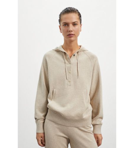 Til kvinder. GAKNABEDU0619WW23-377 Birch sweatshirt (S), Brun, Casual, Lange ærmer, Økologisk bomuld, Bæredygtig - ECOALF - Modalova