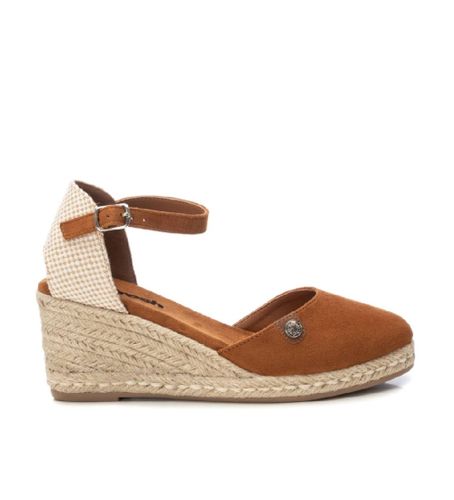 Til kvinder. 17188203-CAMEL Brune espadriller i 171882 (38), 5-8 cm, Ruskind, Spænder, Casual - Refresh - Modalova