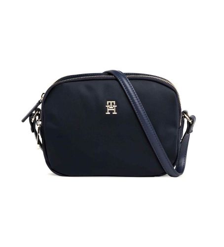 Til kvinder. AW0AW15638 TH Emblem skuldertaske navy (OSFA), Casual, Bæredygtig, Genanvendt nylon - Tommy Hilfiger - Modalova