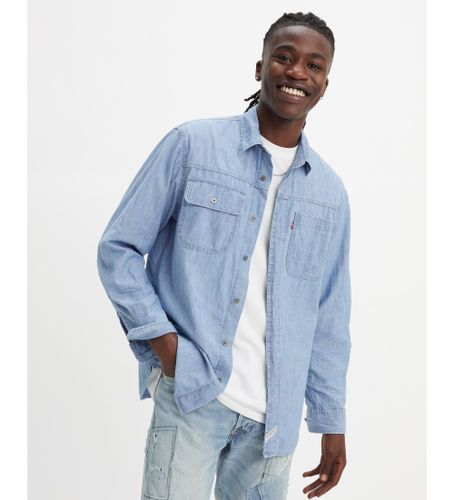 Til mænd. A7224-0001 Auburn arbejderskjorte (XS), Casual, Bomuld, Lange ærmer - Levi's - Modalova