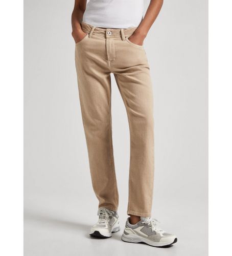 Til kvinder. PL211704YG1 koniske bukser (27/30), Casual, Bomuld - Pepe Jeans - Modalova