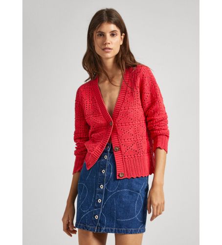 Til kvinder. PL702102 Cardigan Grace (L), Casual, Bomuld, Bæredygtig - Pepe Jeans - Modalova