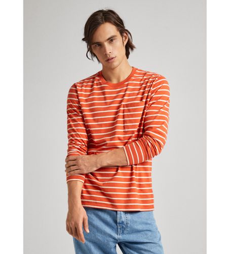 Til mænd. PM509209 Costa T-shirt (L), Casual, Bomuld, Lange ærmer, Bæredygtig - Pepe Jeans - Modalova