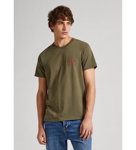 Til mænd. PM509210 Craig T-shirt (M), Casual, Bomuld, Korte ærmer, Bæredygtig - Pepe Jeans - Modalova