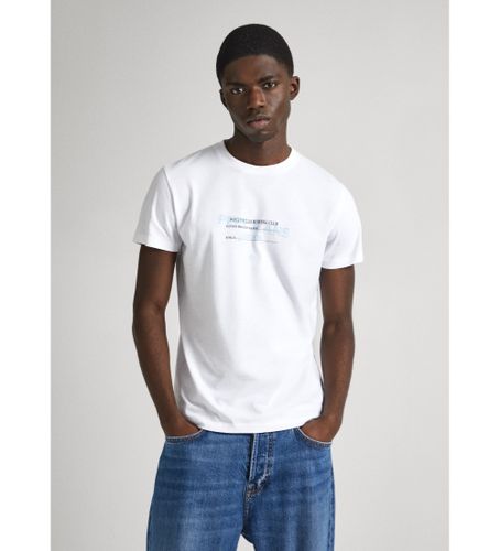 Til mænd. PM509369 Cinthom T-shirt (L), Casual, Bomuld, Korte ærmer - Pepe Jeans - Modalova