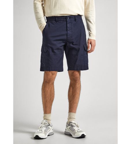 Til mænd. PM801091 Bermuda Regular Cargo navy (30), Casual, Bomuld, Blå - Pepe Jeans - Modalova