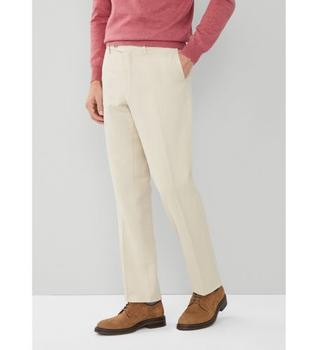 Til mænd. HM212586 Chino-bukser i hør (36/32), Casual, Bomuld - Hackett London - Modalova